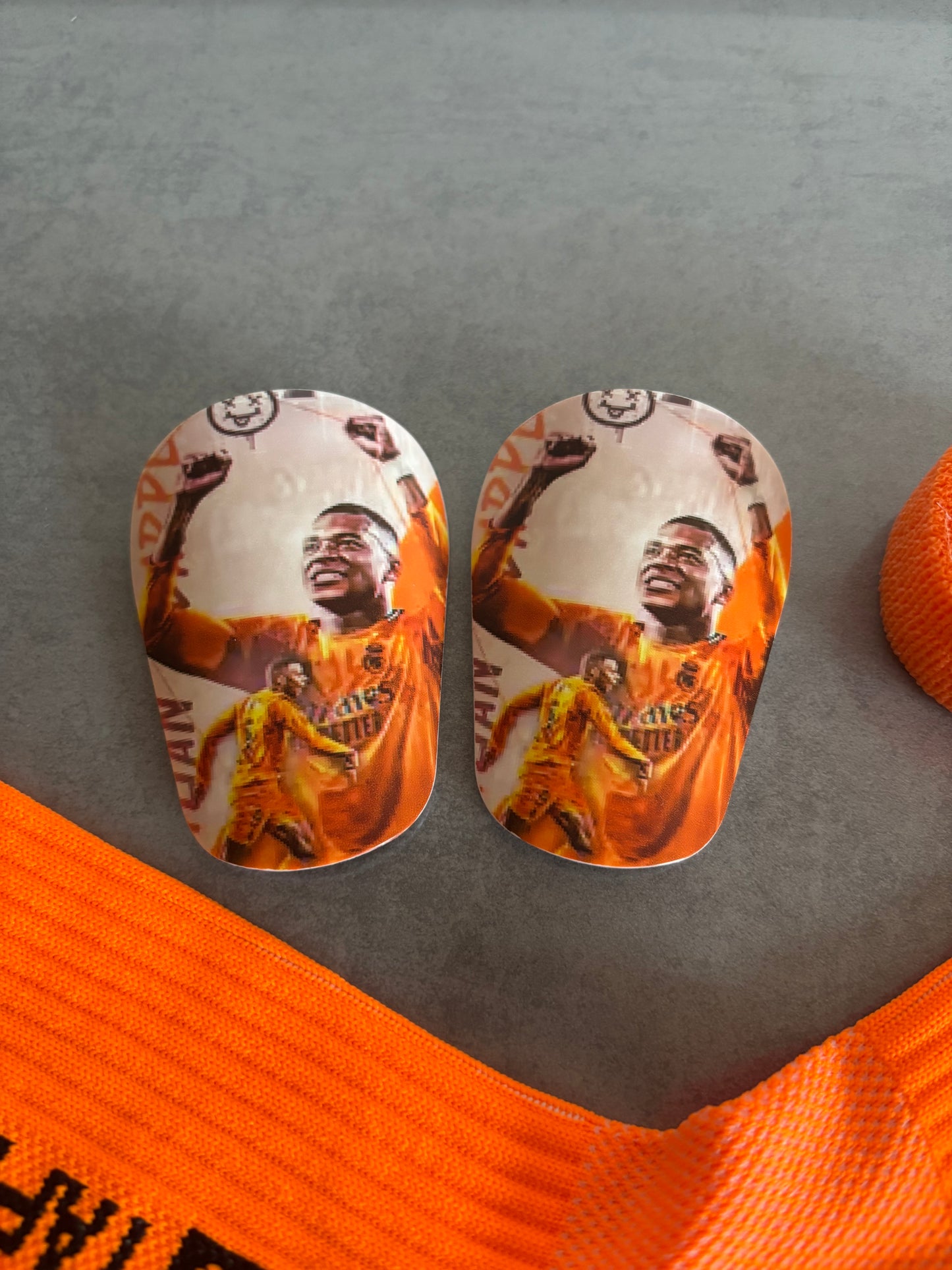 BOX PIŁKARSKI MBAPPE POMARAŃCZOWY