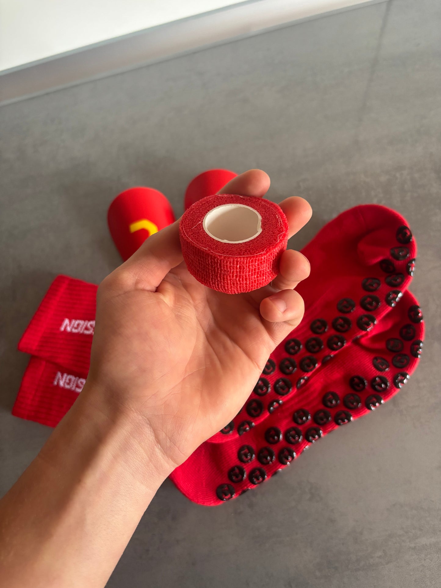 BOX PIŁKARSKI RONALDO CZERWONY