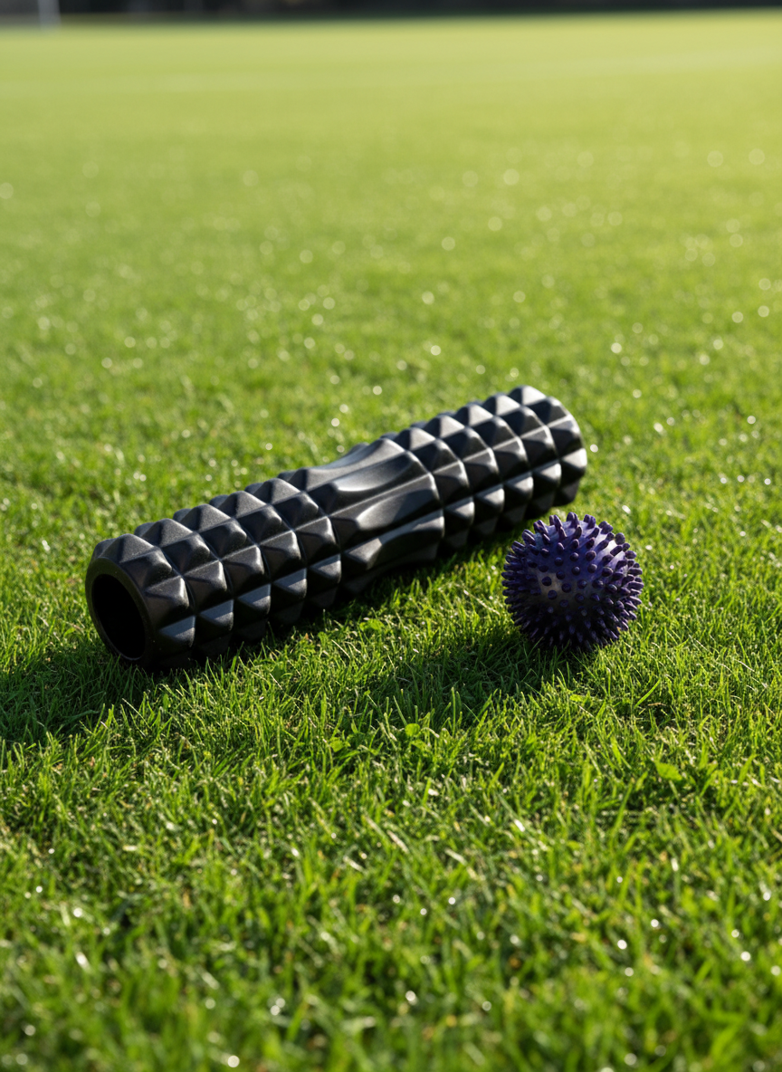 ROLER PIŁKARSKI I PIŁECZKA DO MASAŻU