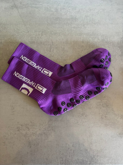 SKARPETY ANTYPOŚLIZGOWE FIOLETOWE