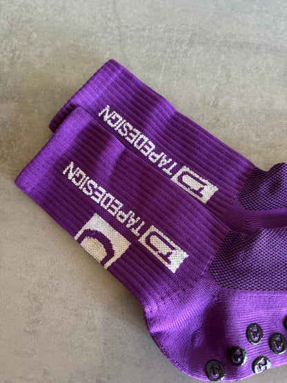 SKARPETY ANTYPOŚLIZGOWE FIOLETOWE