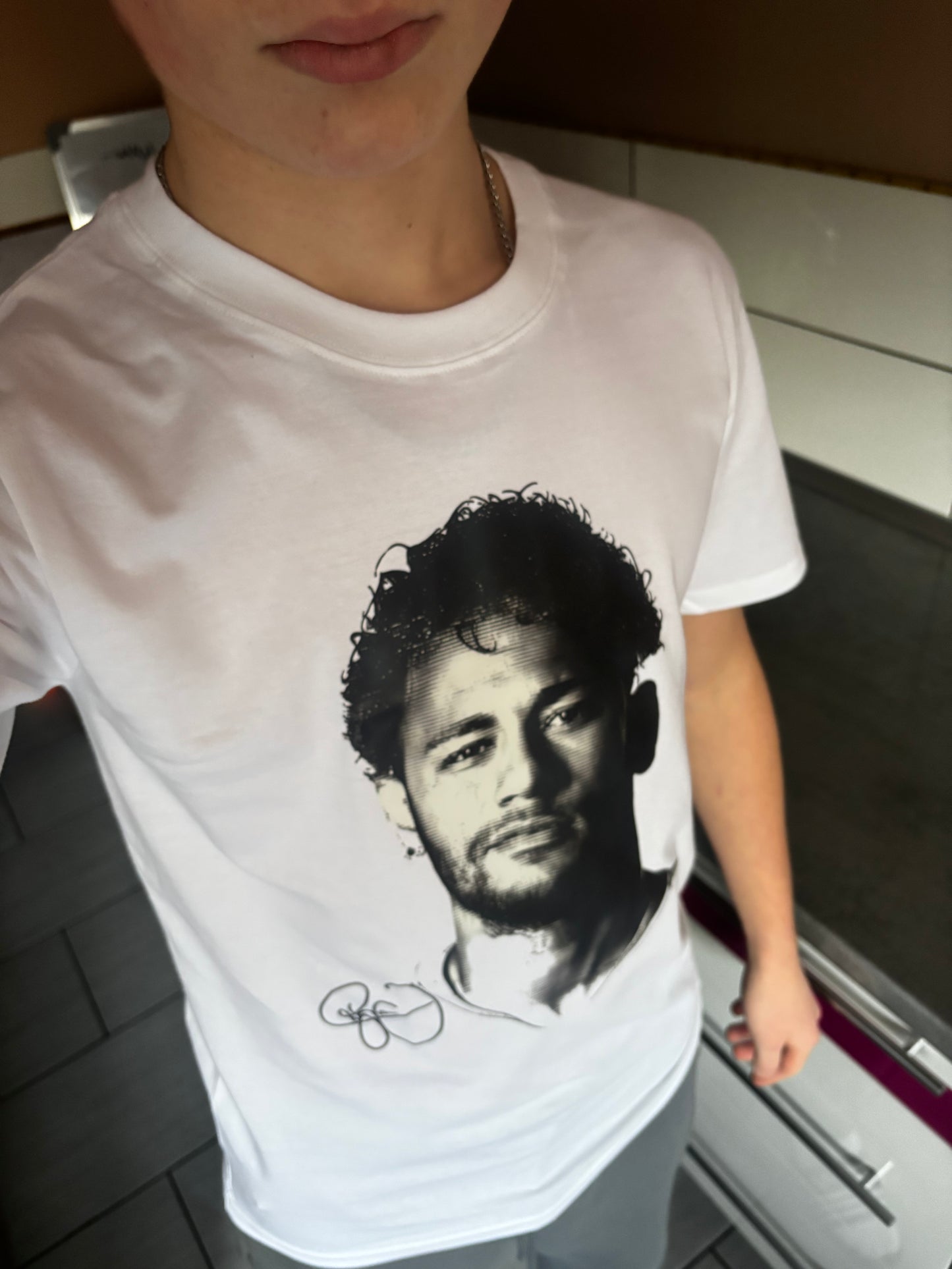 KOSZULKA NEYMAR BIAŁA