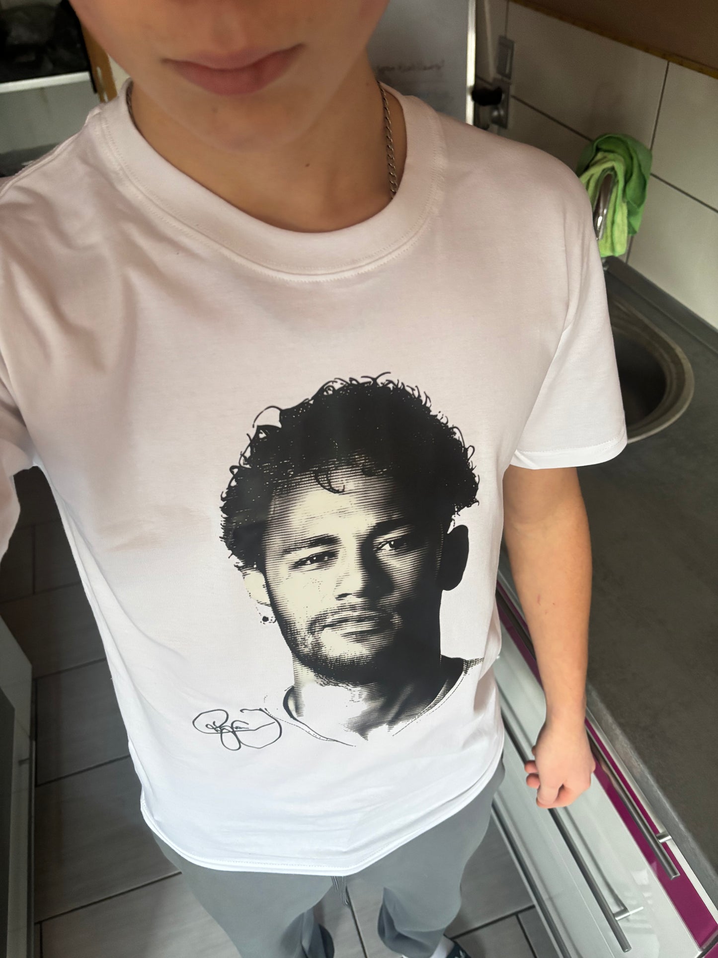 KOSZULKA NEYMAR BIAŁA