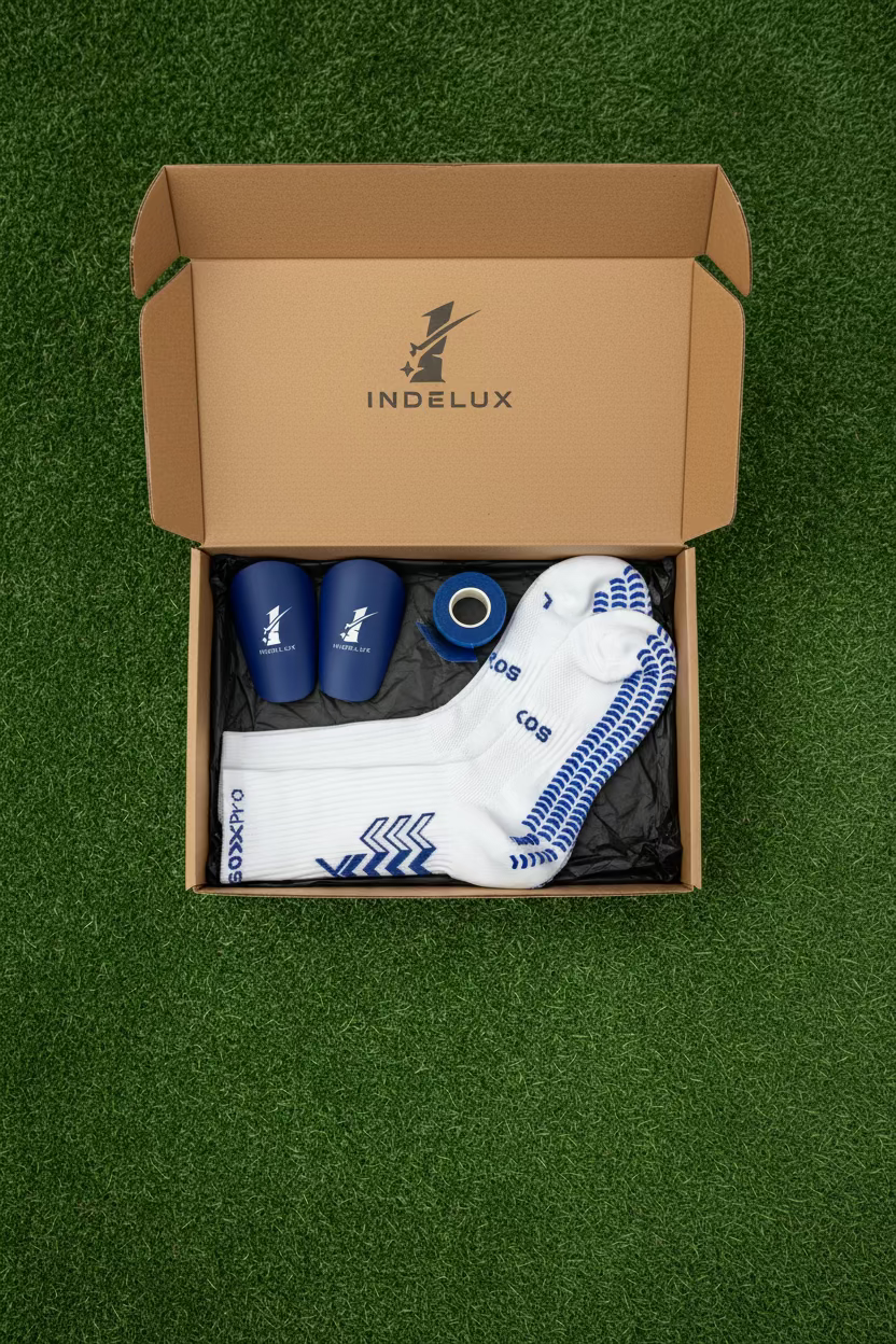 BOX PIŁKARSKI INDELUX PREMIUM NIEBIESKI